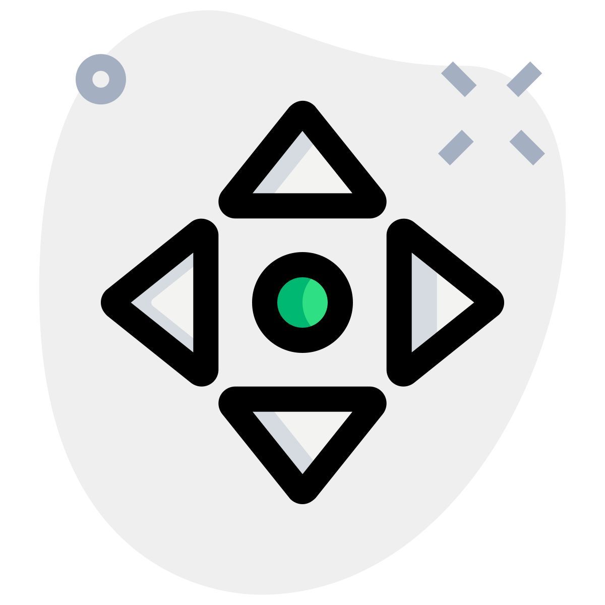 all direction scroll icon