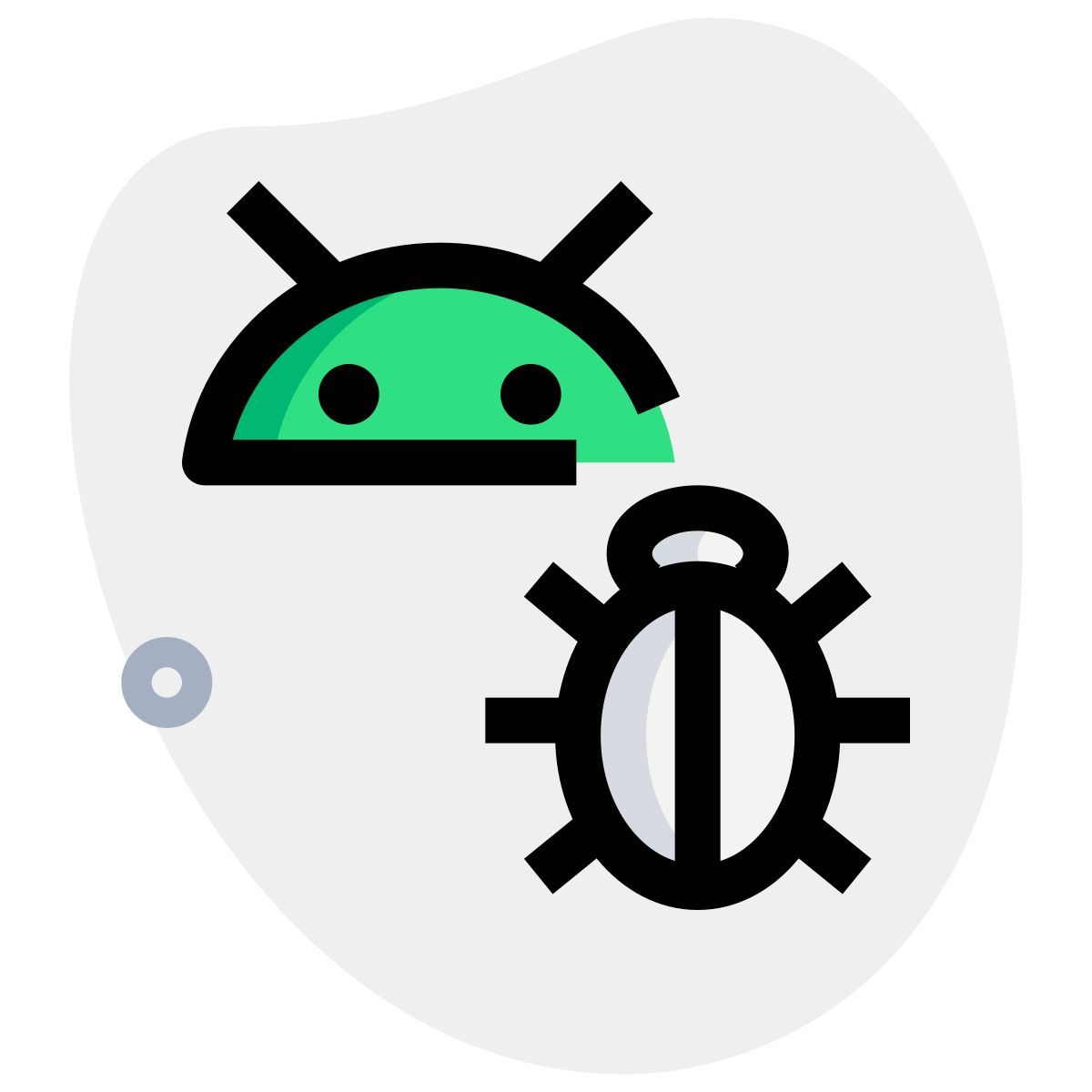 안드로이드 버그 icon