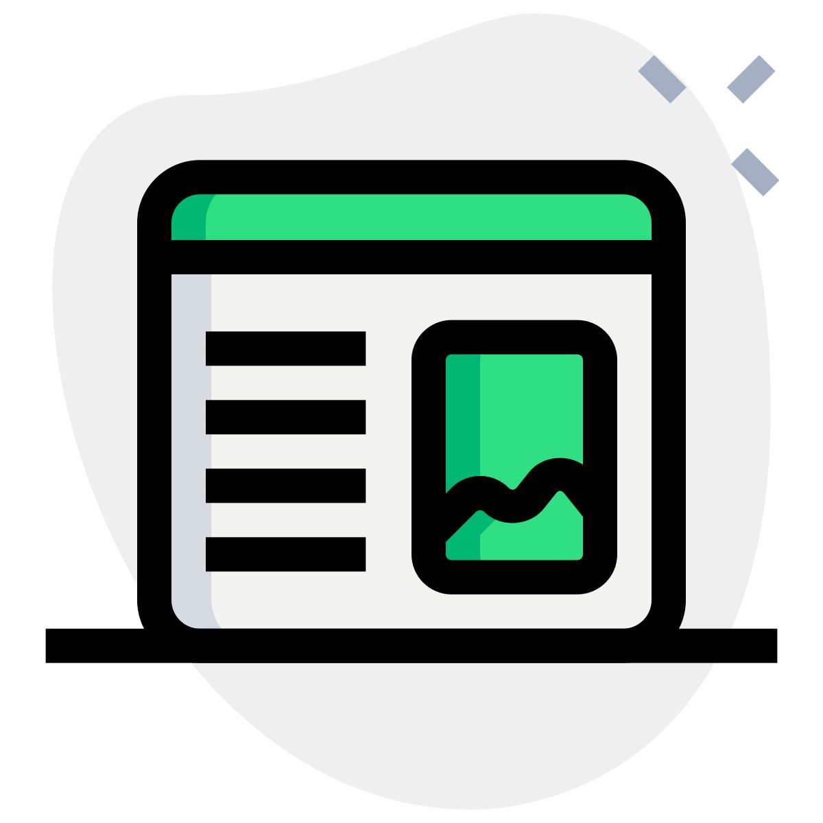 온라인 기사 icon