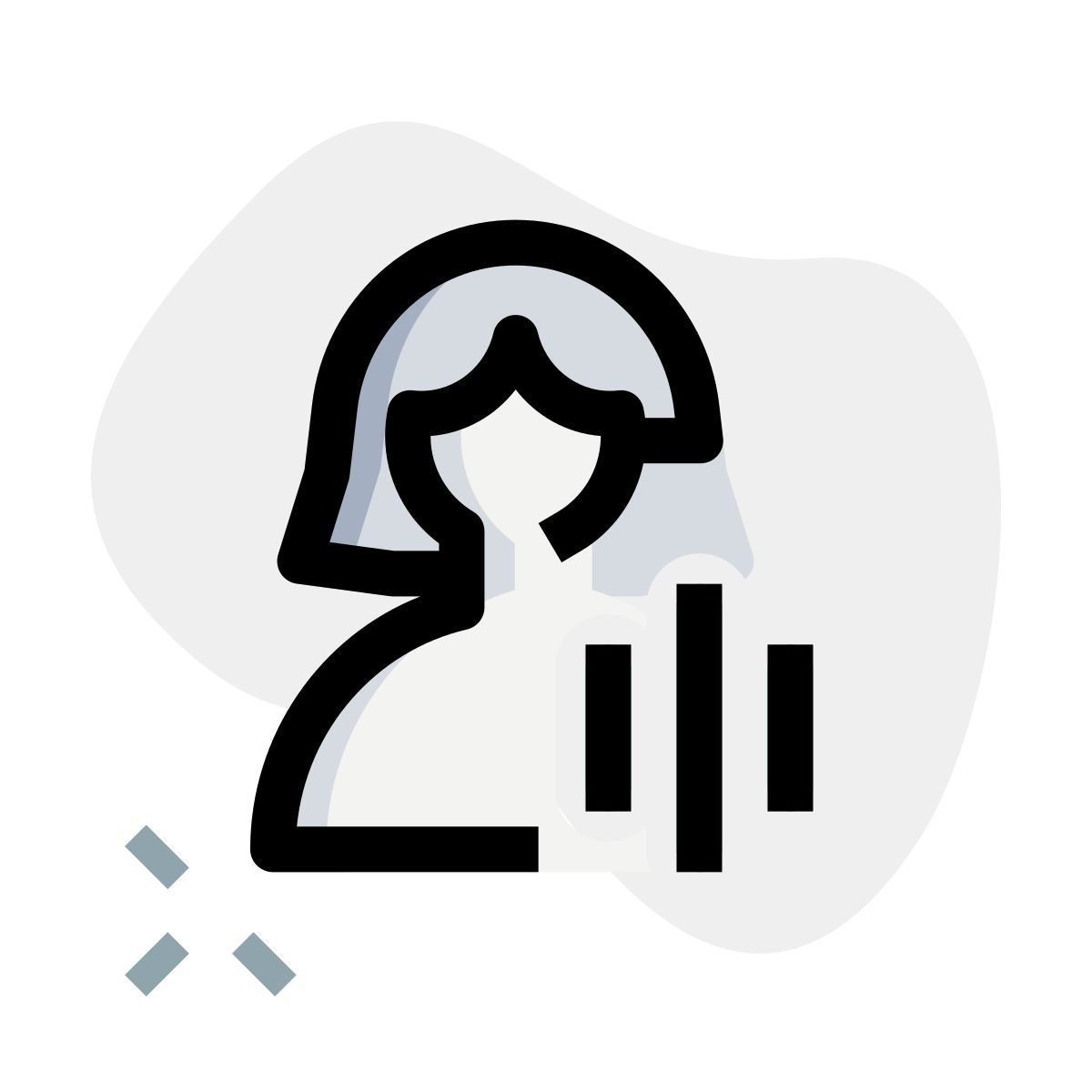 audio shared by single user for the work purpose icon