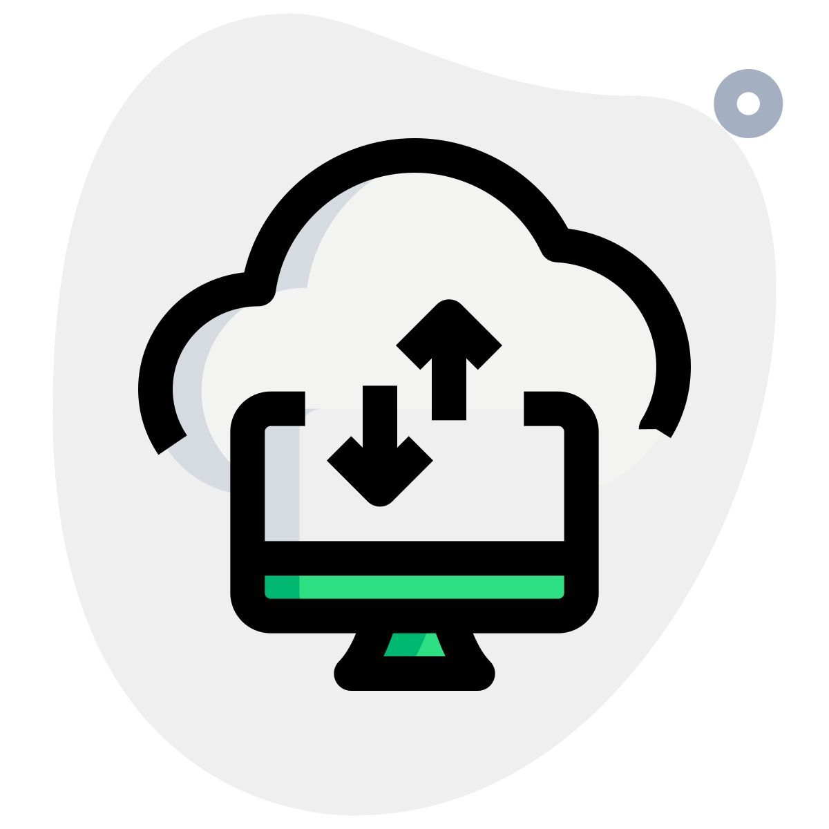 servidor de backup em nuvem icon