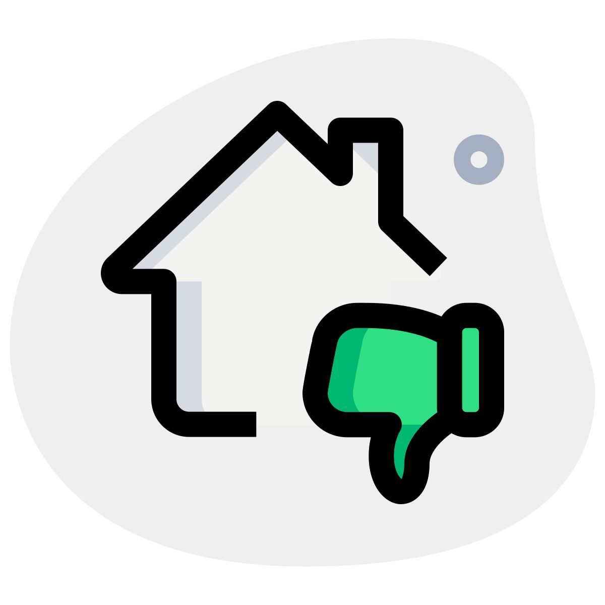 property negative review icon