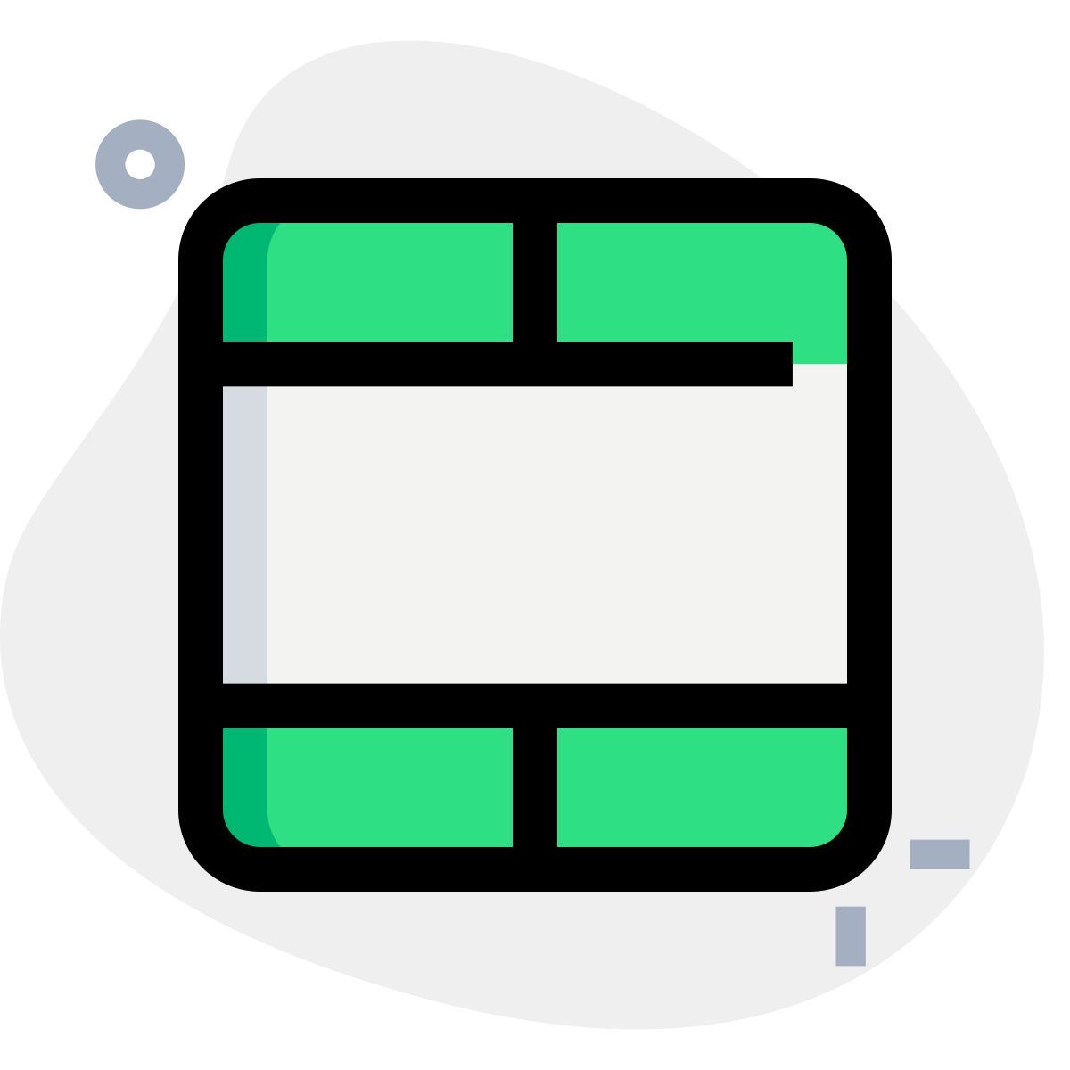 celda en blanco icon