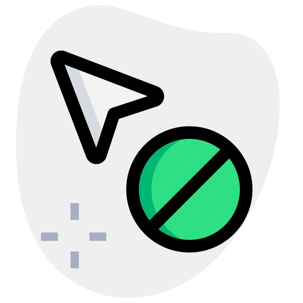 unavailable cursor icon