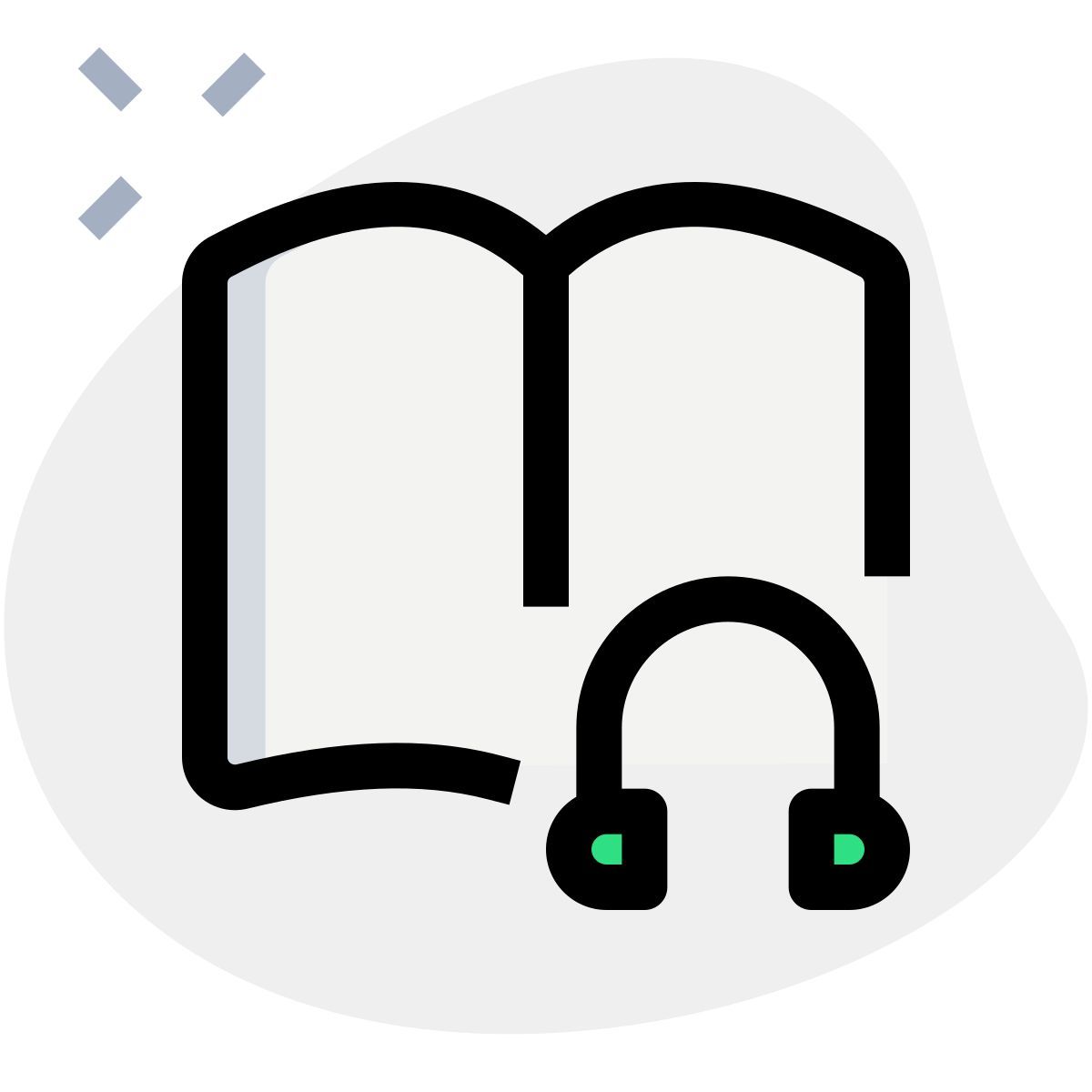 オーディオブックを聴く icon