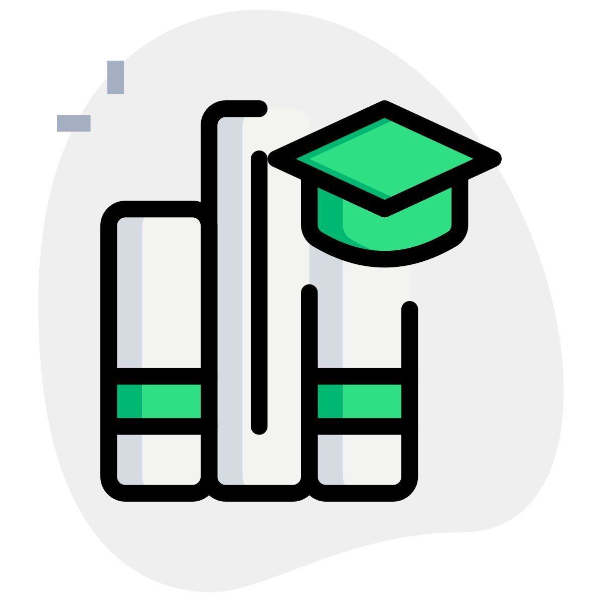 college textbooks icon
