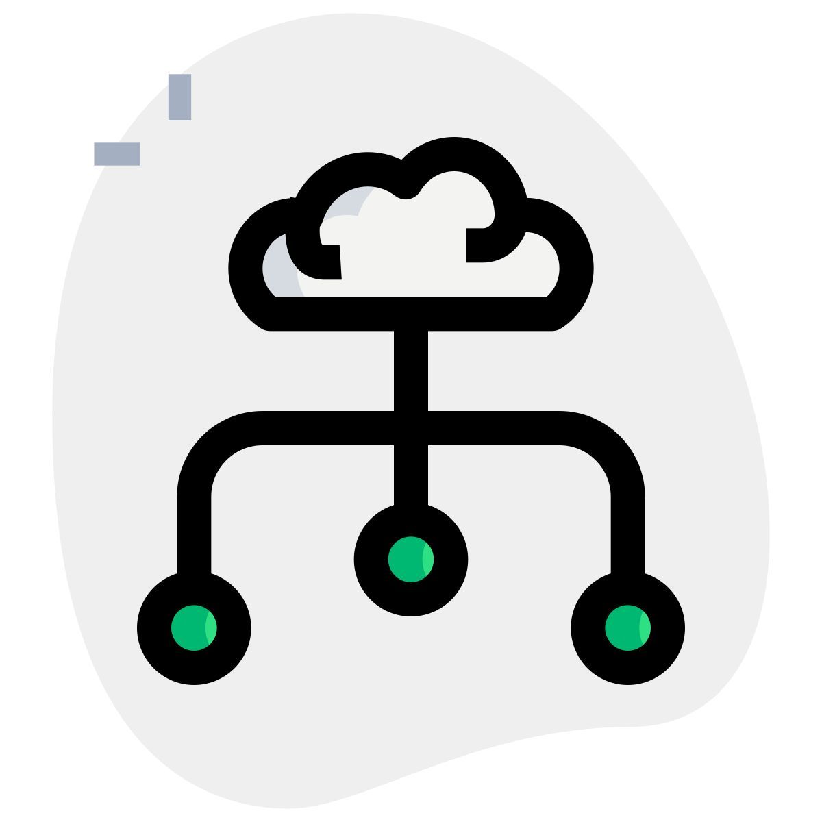 diagramma di flusso del cervello icon