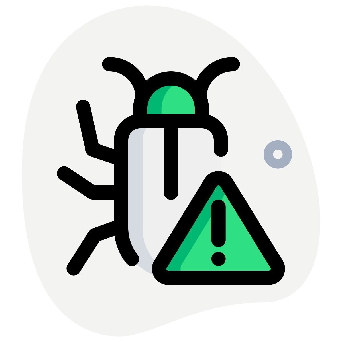 bug warning icon