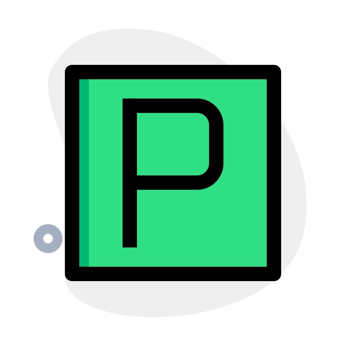 parking sign icon