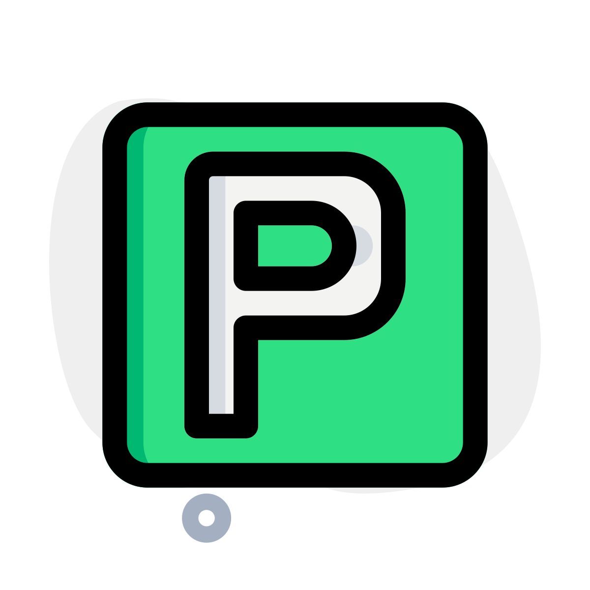 señal de estacionamiento icon