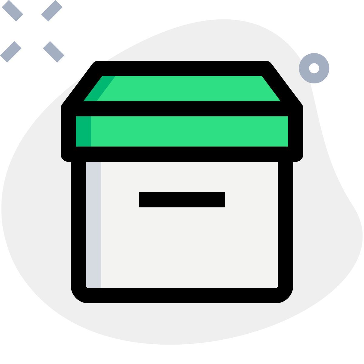 картонная коробка icon