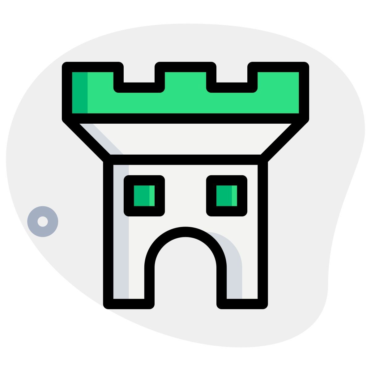 castle tower icon