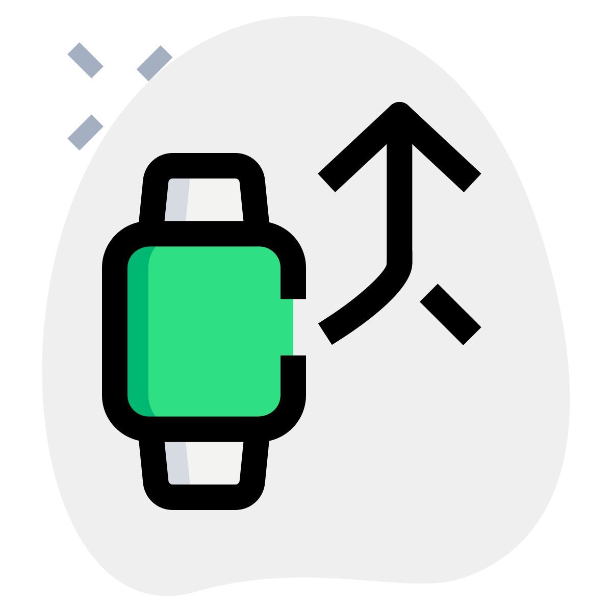 smartwatch call merge icon