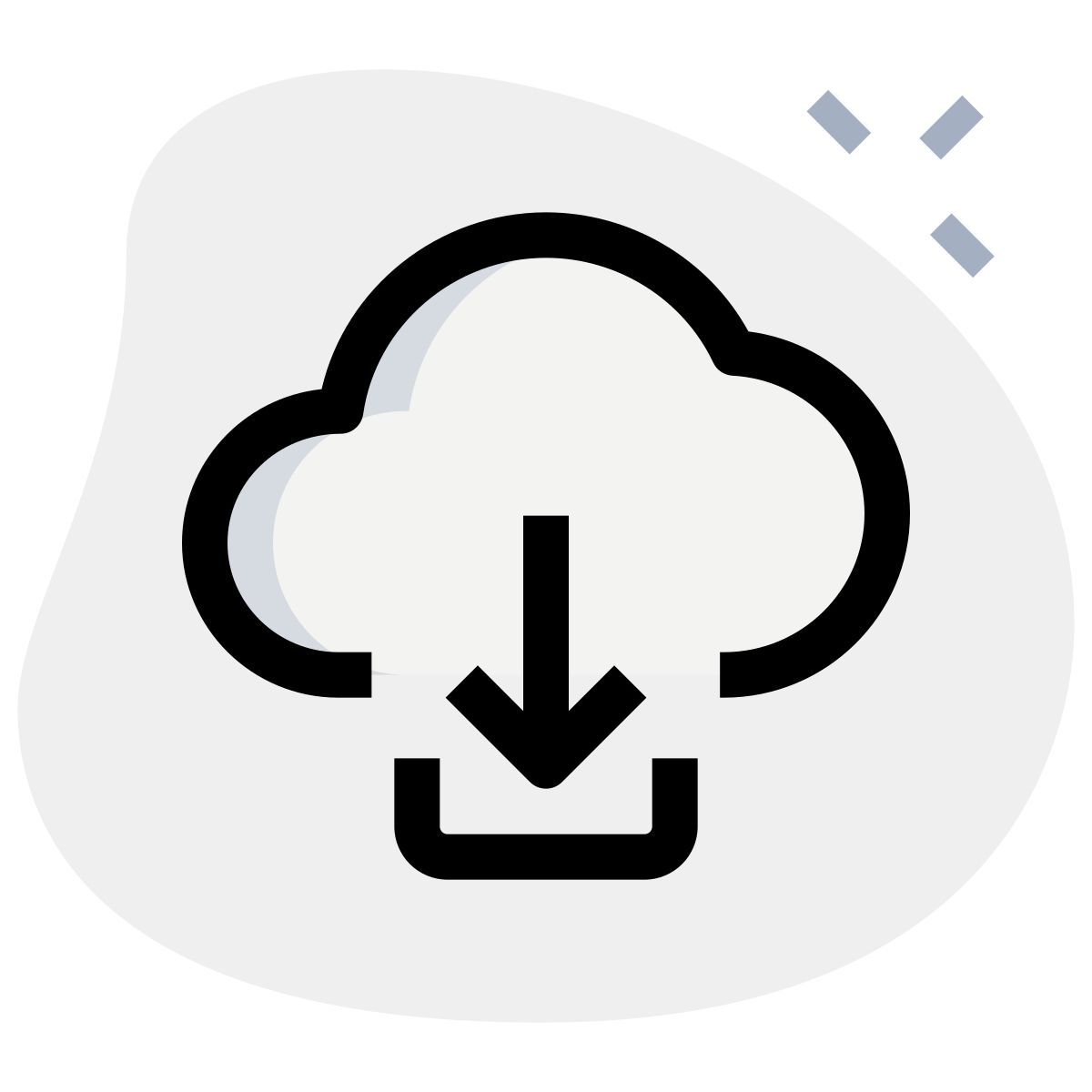 cloud download icon