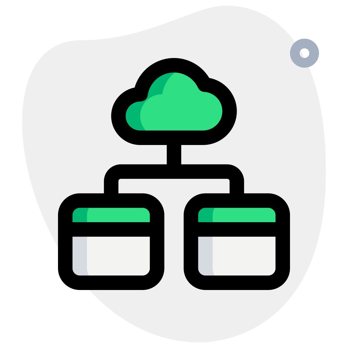 클라우드 연결 icon