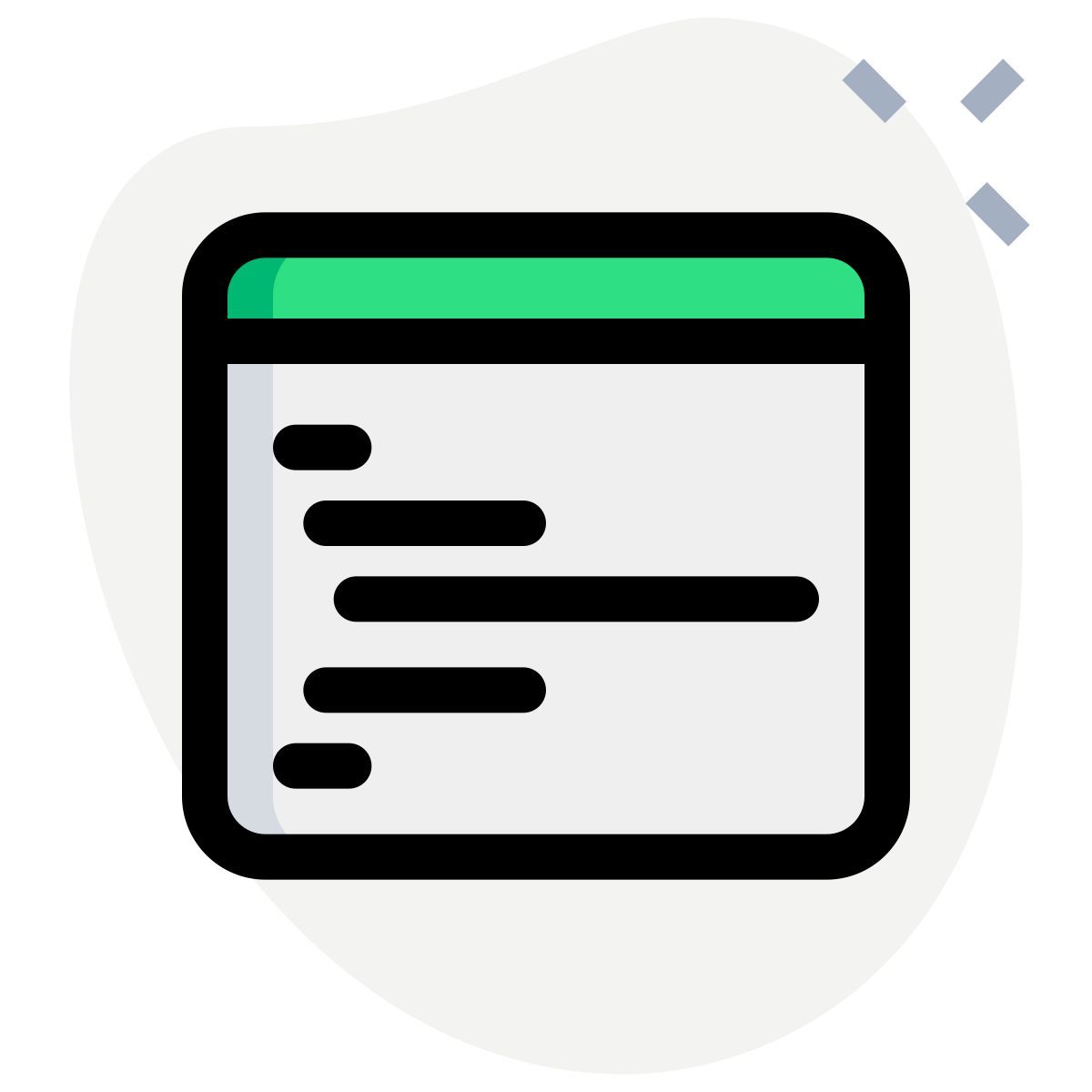 code lines icon