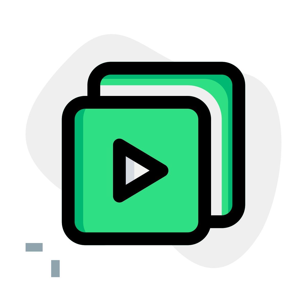 视频播放列表 icon