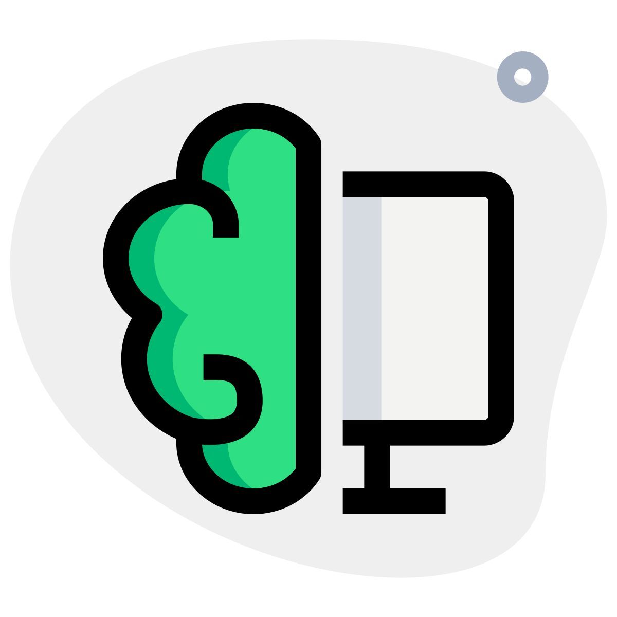cerveau informatique icon