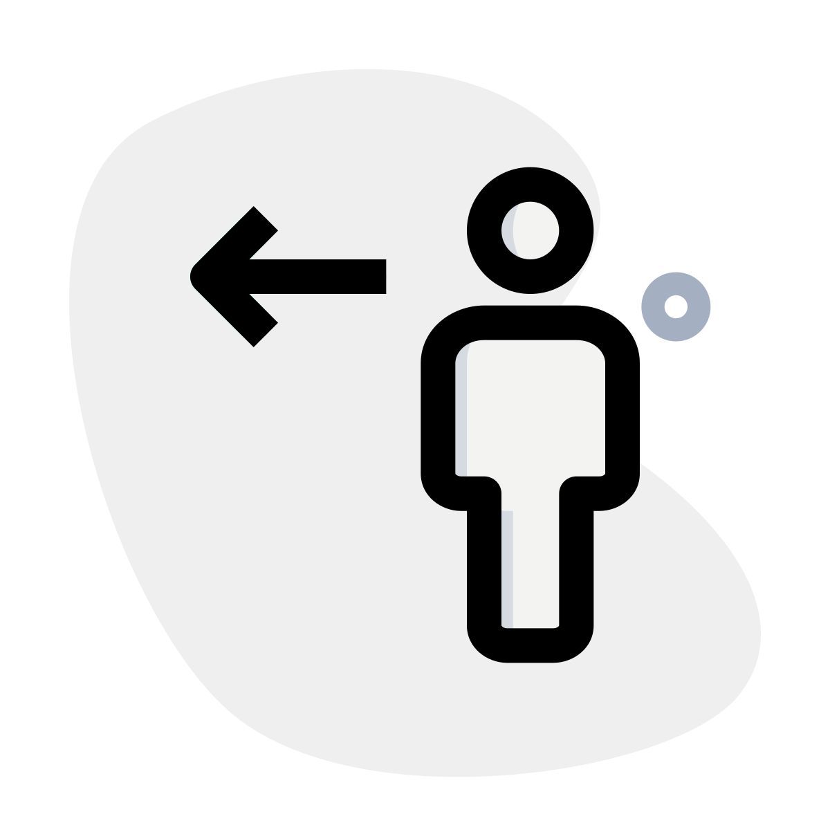 corporate login portal isolated on a white background icon