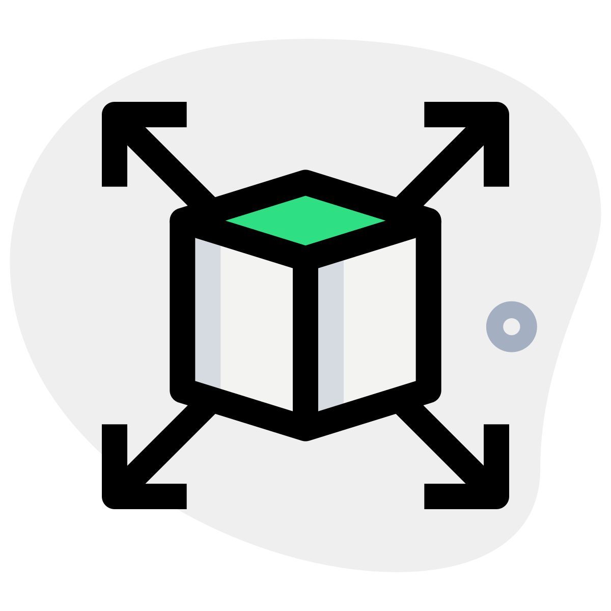 3d model corners icon