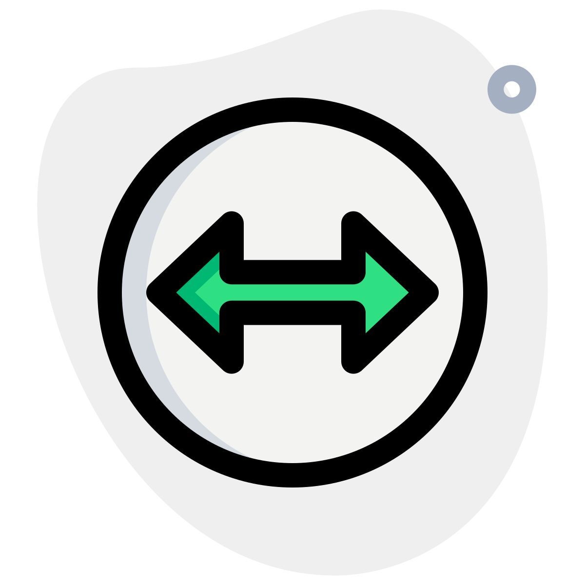 flecha de duas pontas icon