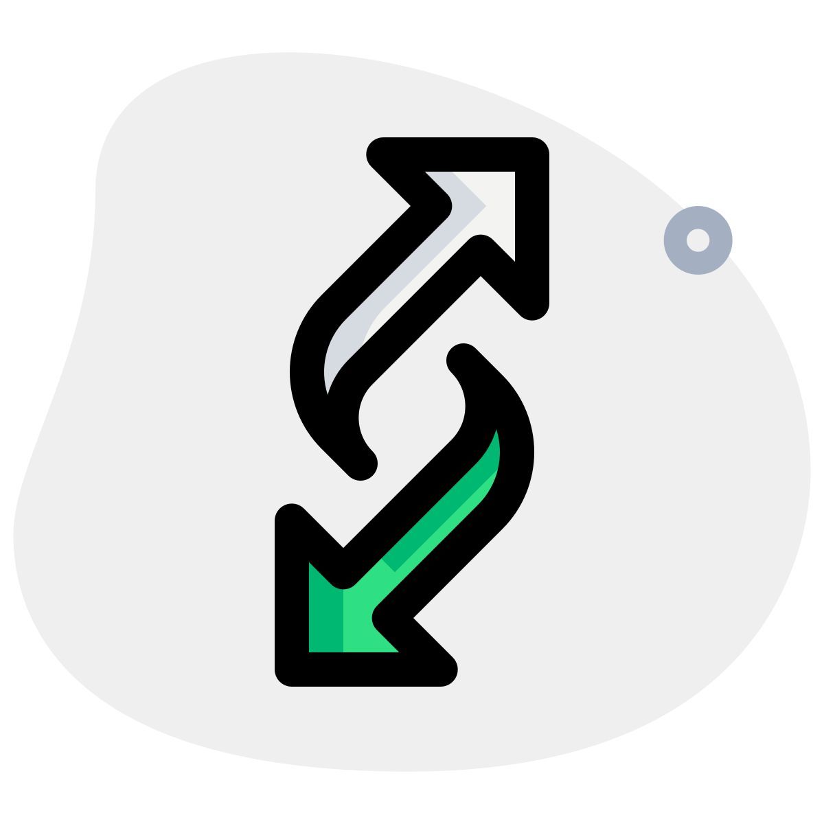 flèches de synchronisation icon