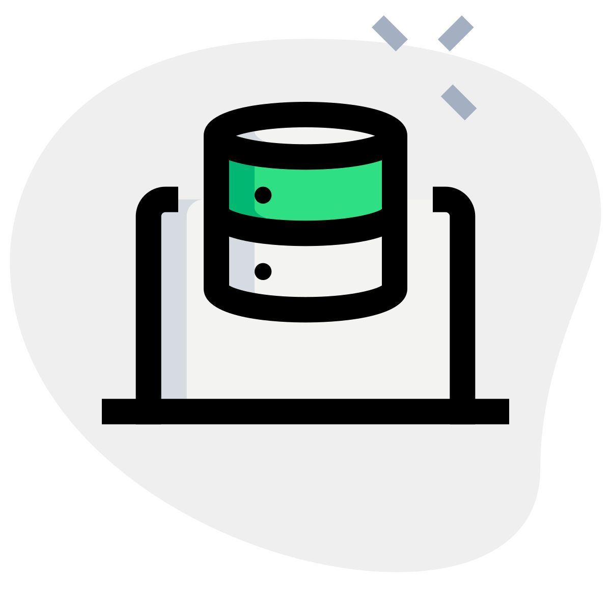 laptop database icon
