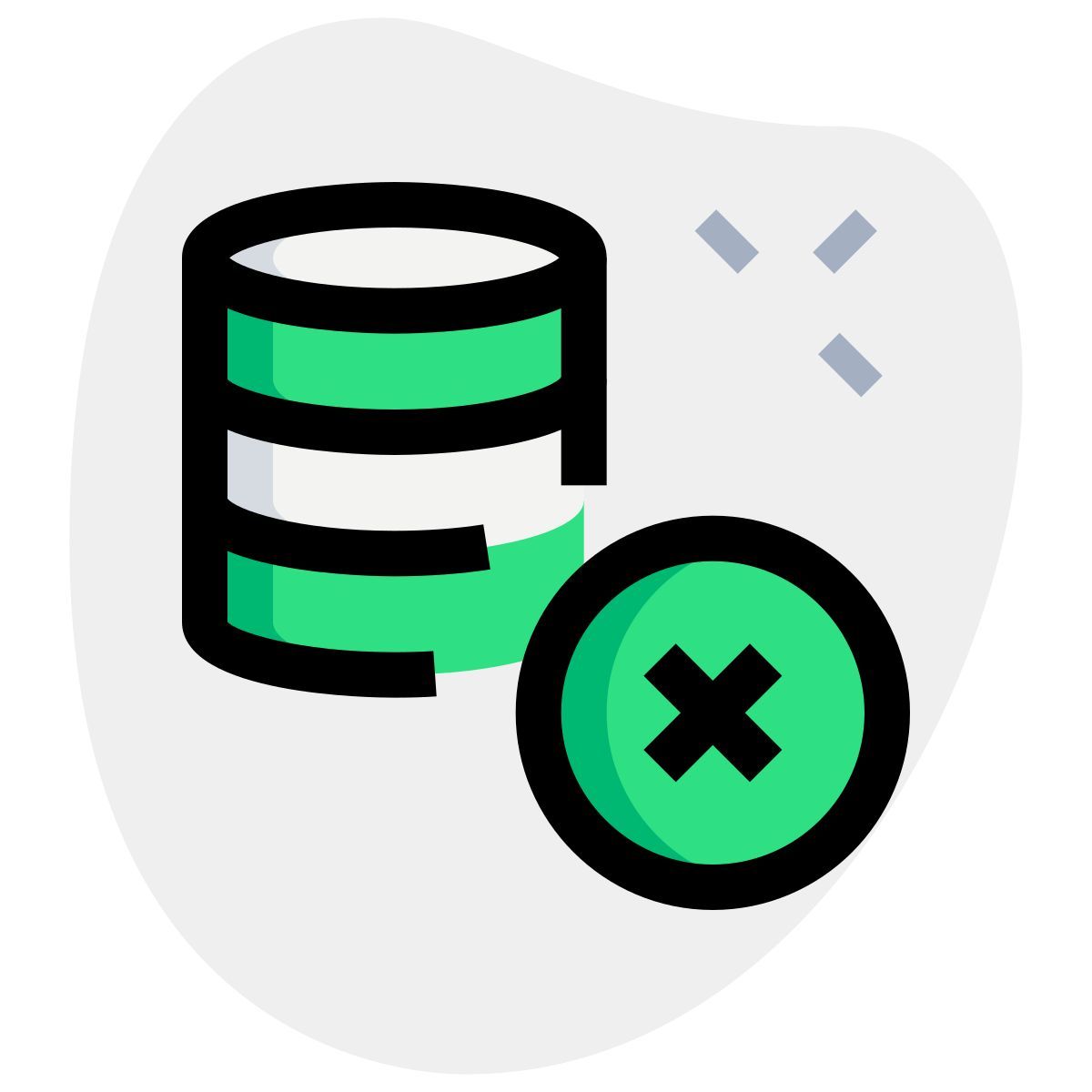 elimina database icon