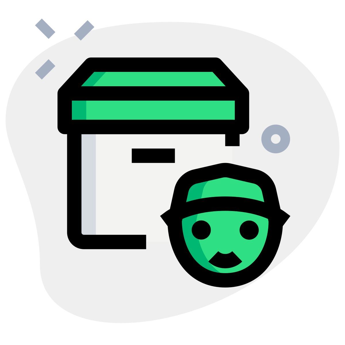 entrega por mensajería icon