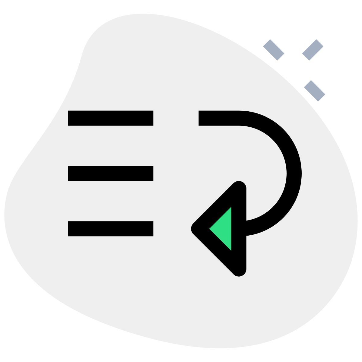 descend sorting arrow list arrangement prioritize button icon