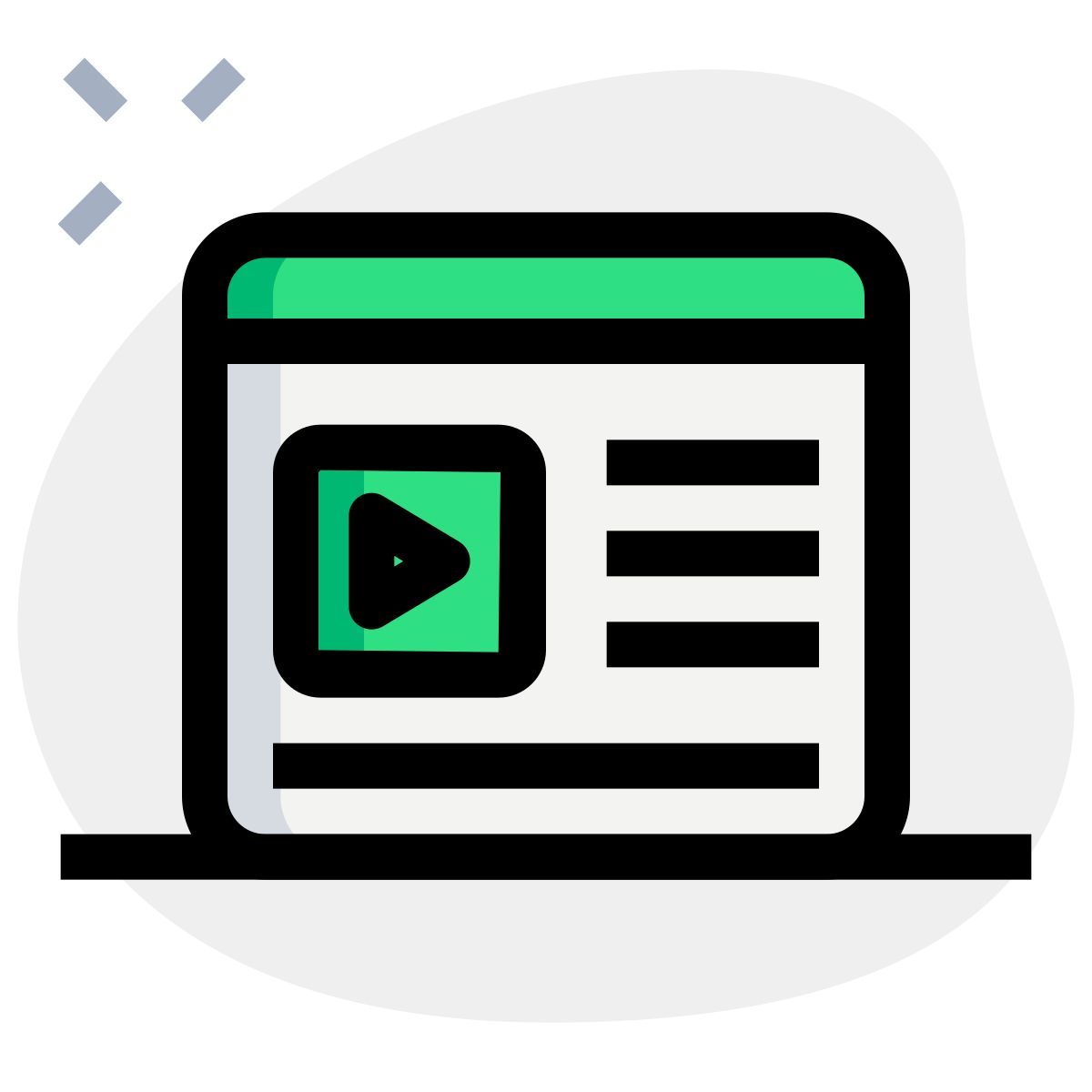 video description icon