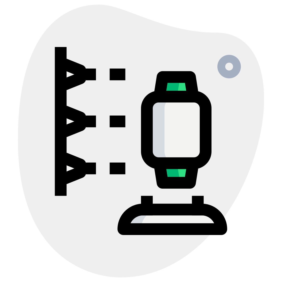 3d smartwatch printing icon