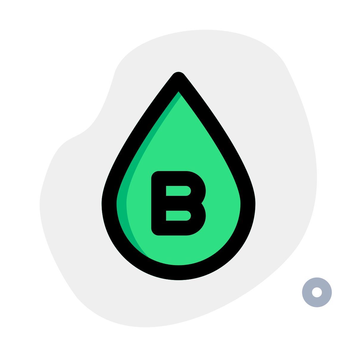 b blood type icon