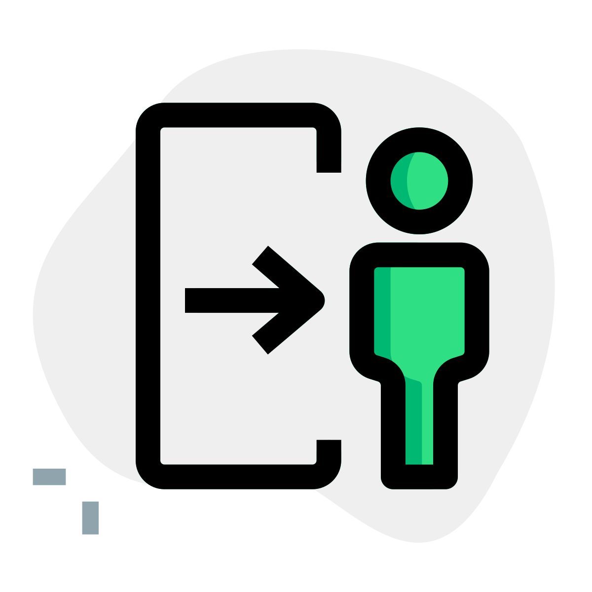 passenger exit icon