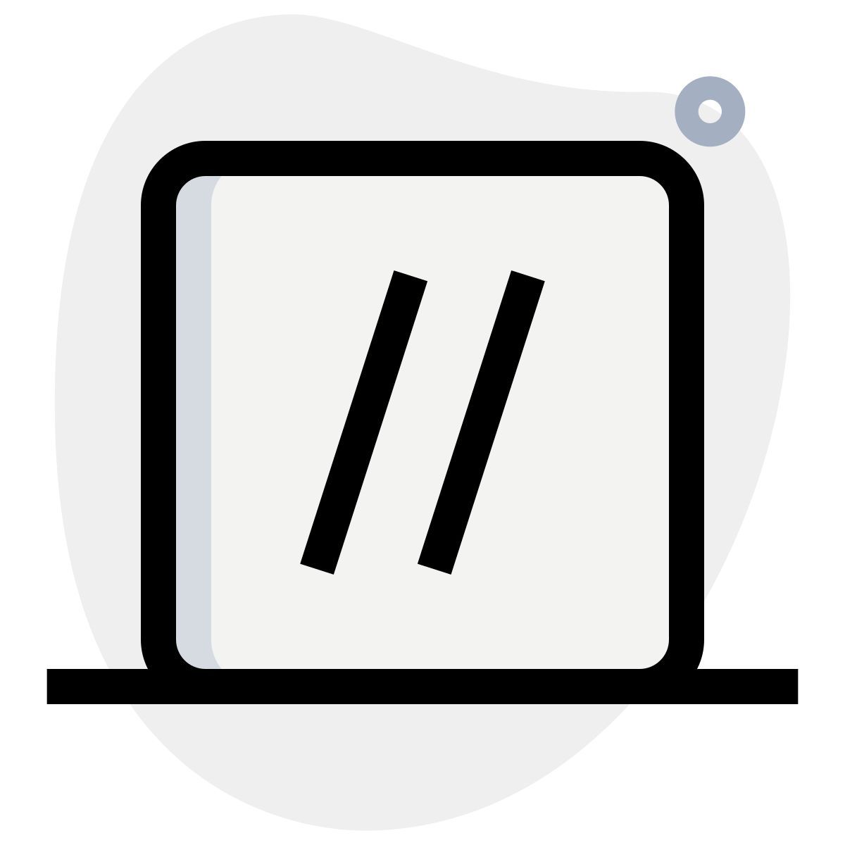 double slash icon