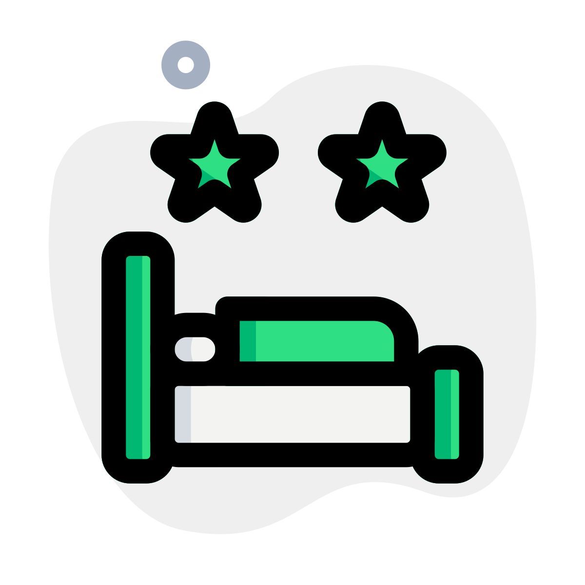 hotel a due stelle icon