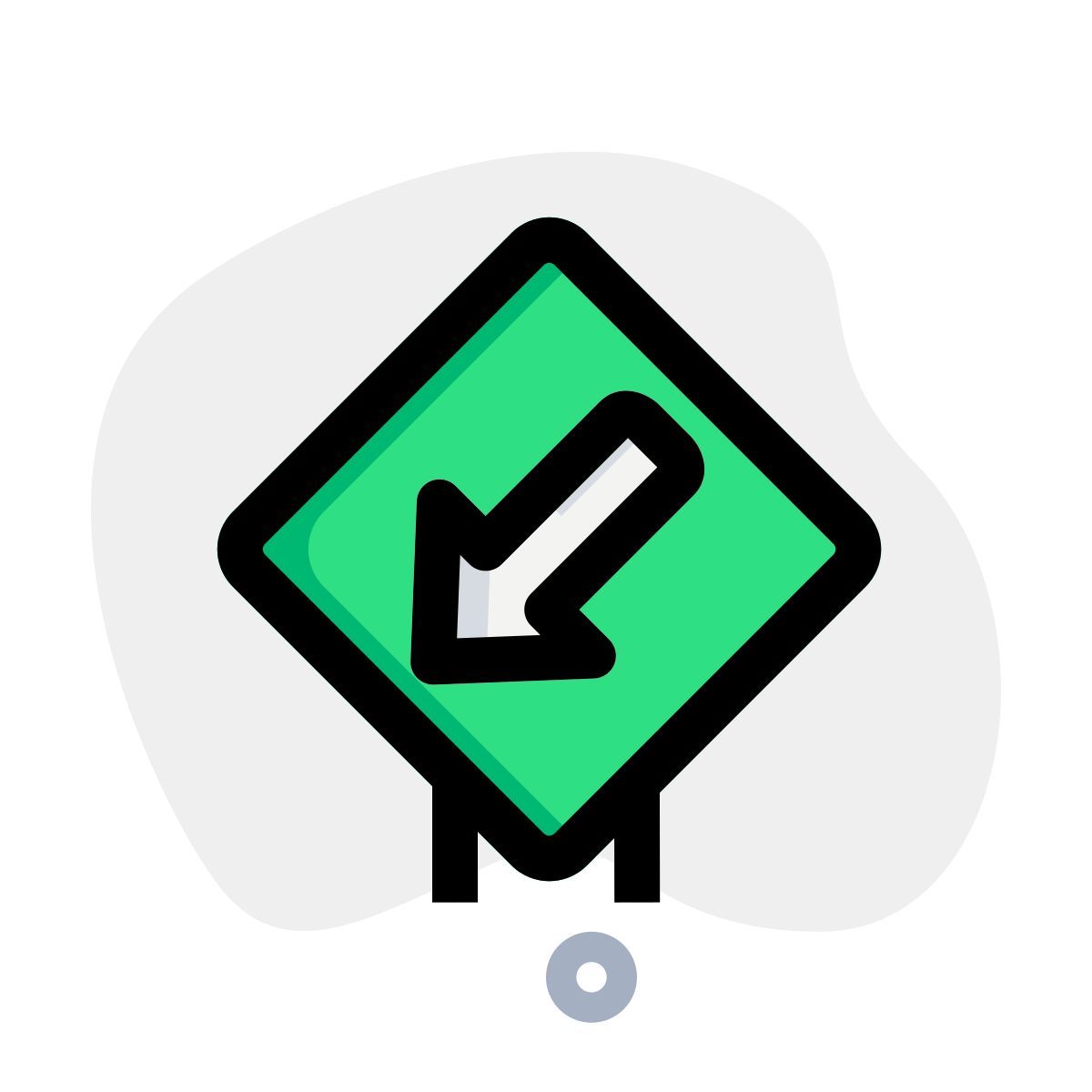 靠左行驶标志 icon