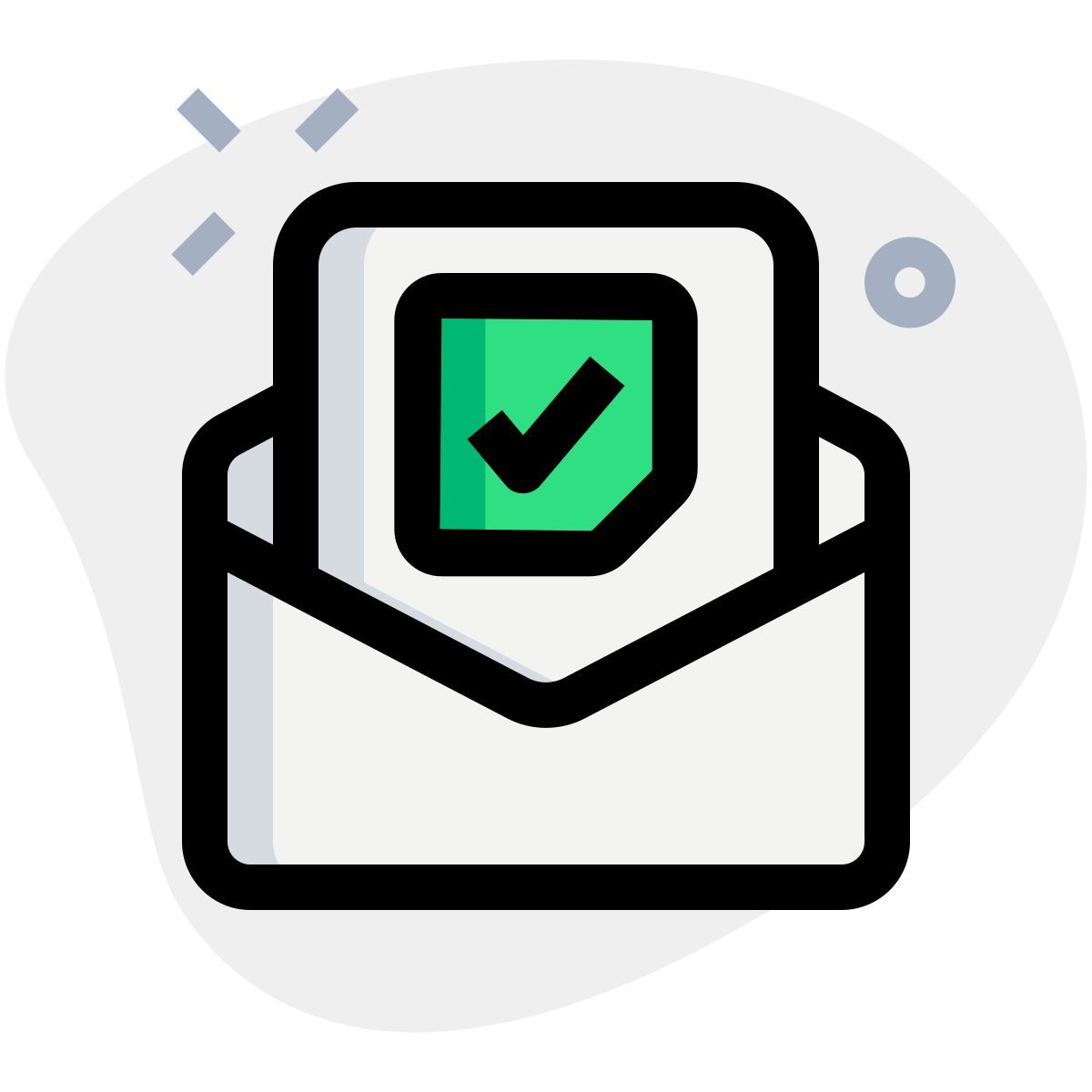 voting by mail icon