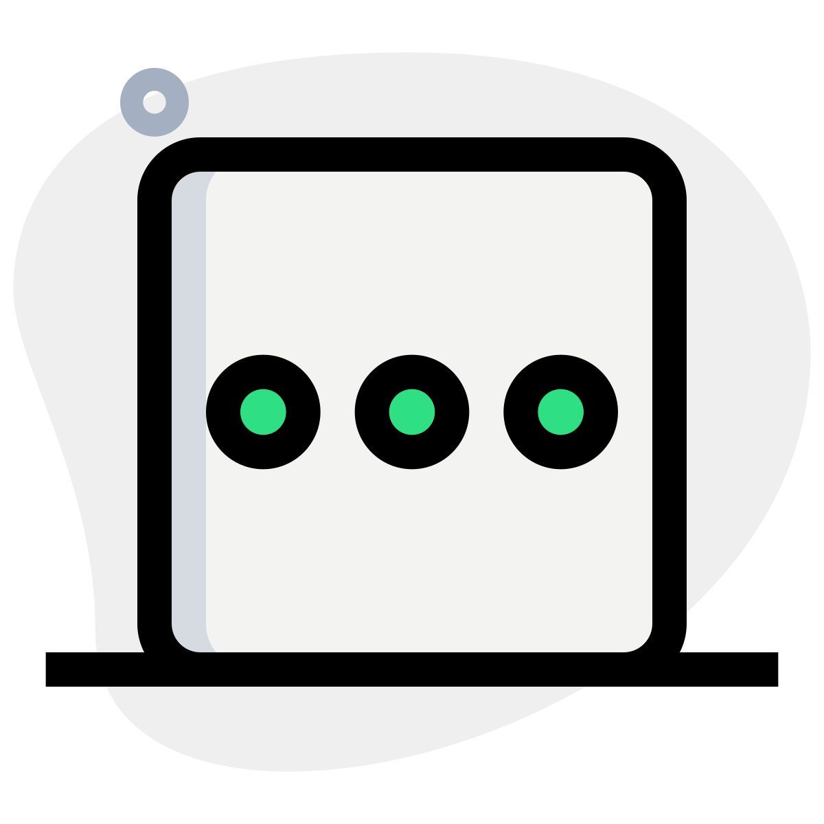 squared menu icon