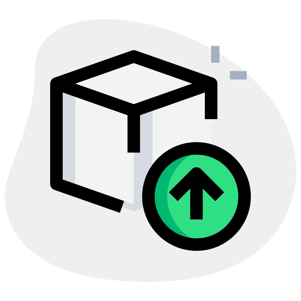 export 3d model icon