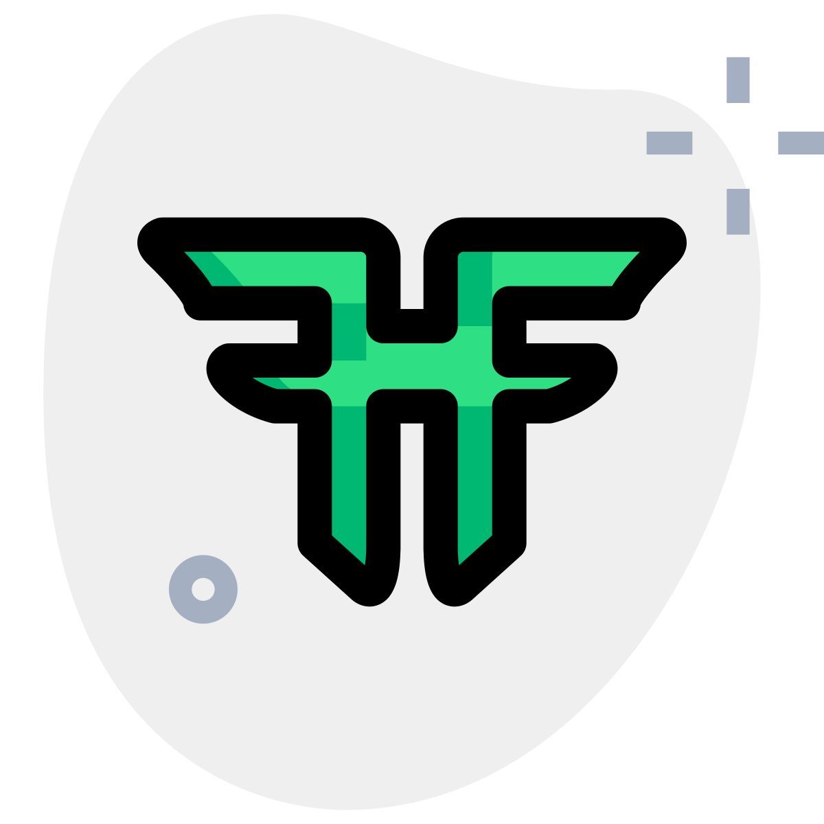 gefallenes schuhwerk icon