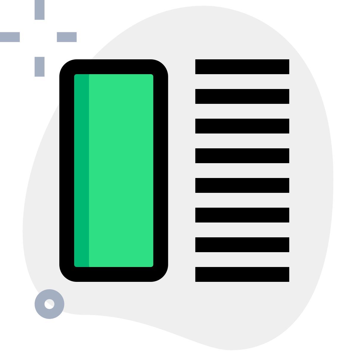 titre et texte verticaux icon