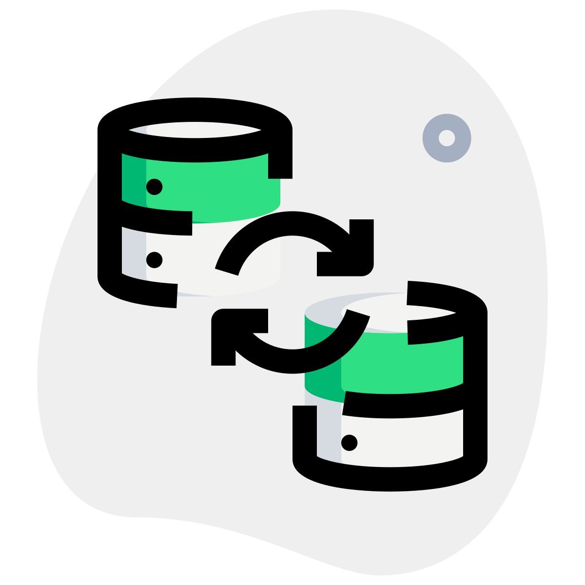 database synchronization icon