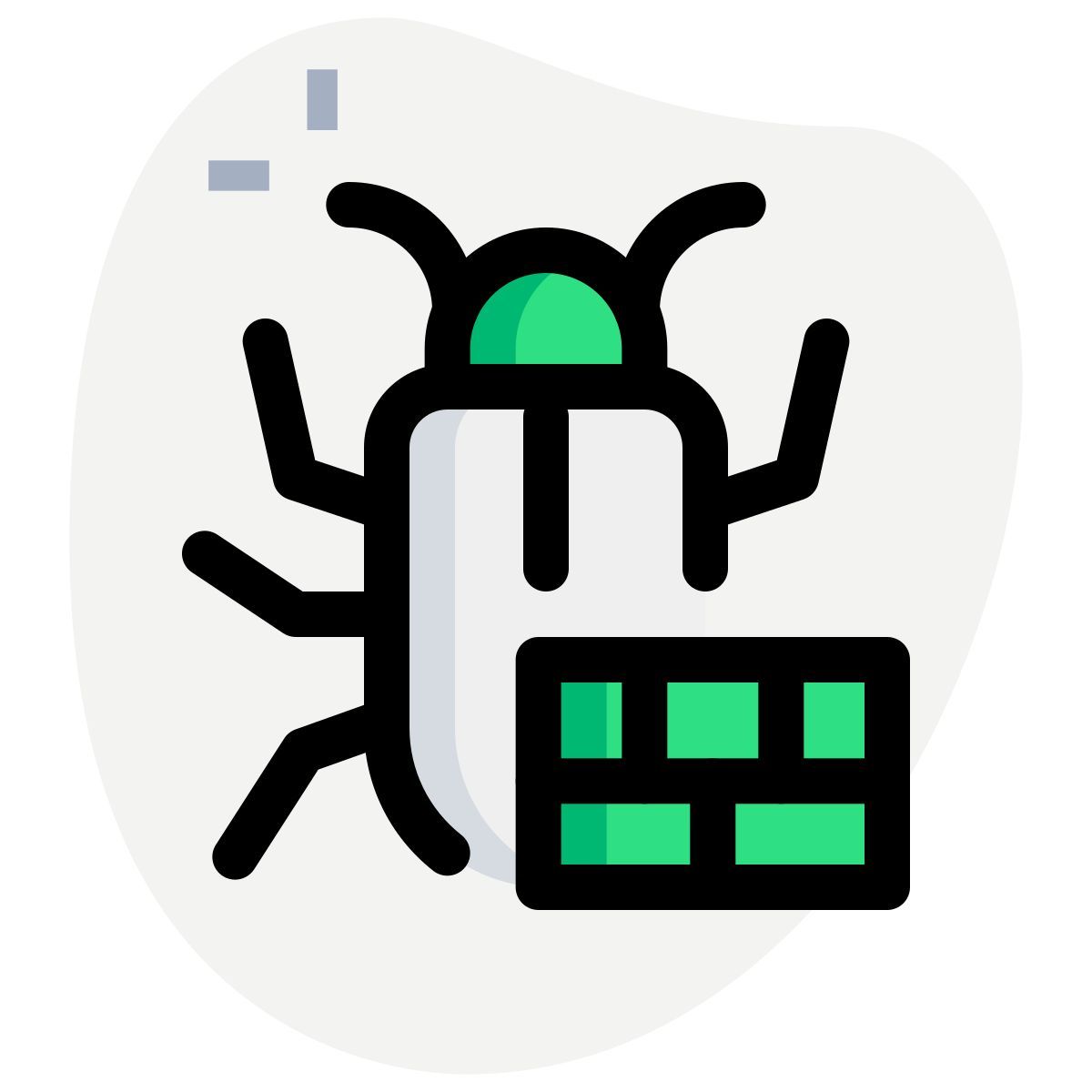 firewall security threat icon