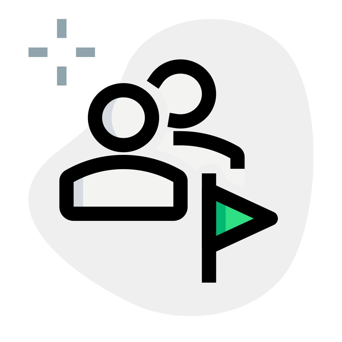 markierte benutzer icon