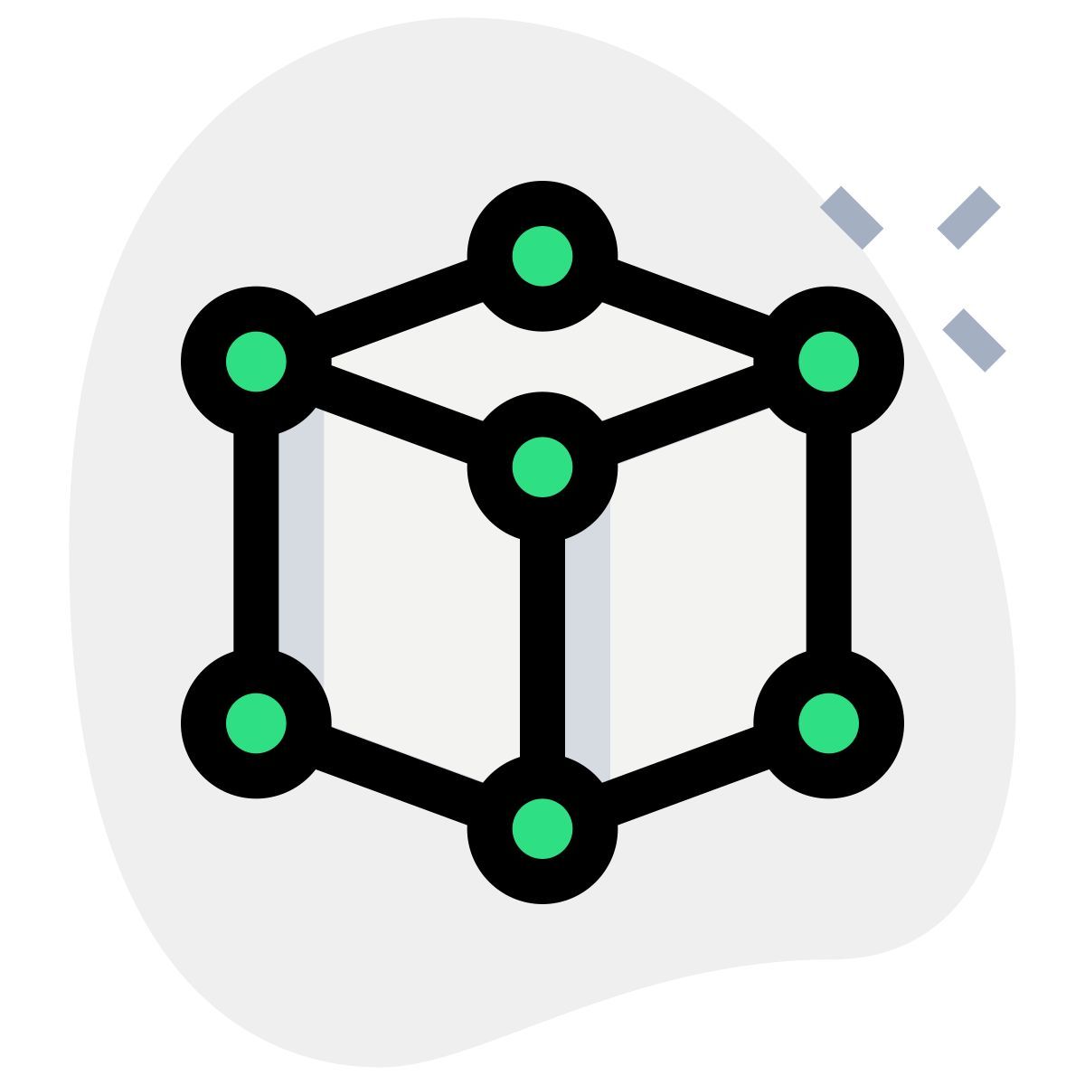 3d shape framework icon