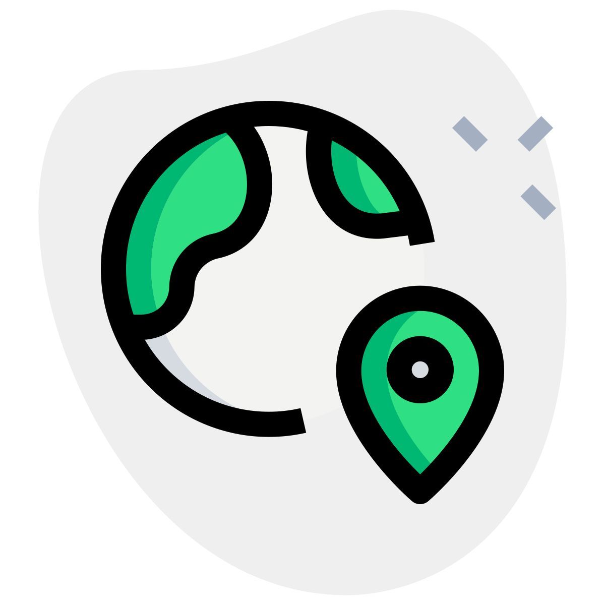 globaler standort icon