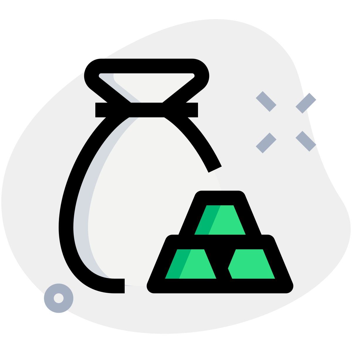 돈가방과 금괴 icon