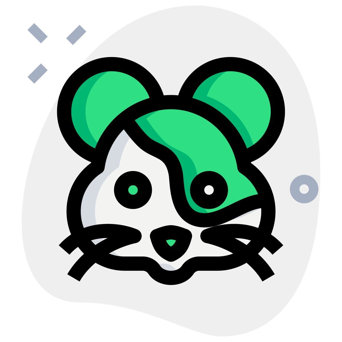 hamsters a rodents popular small house pets face emoji icon