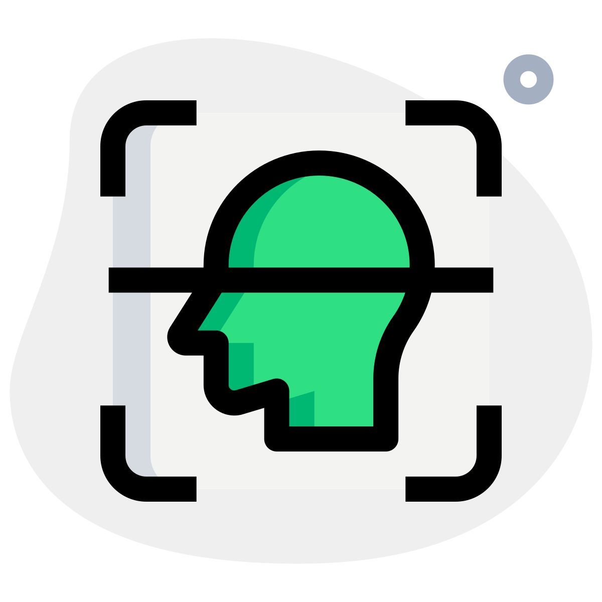 head scan icon